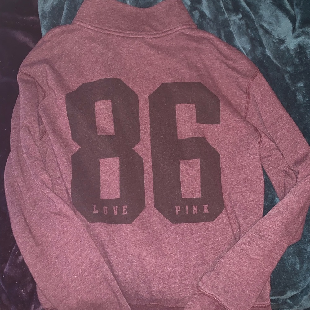 VS Pink half zip